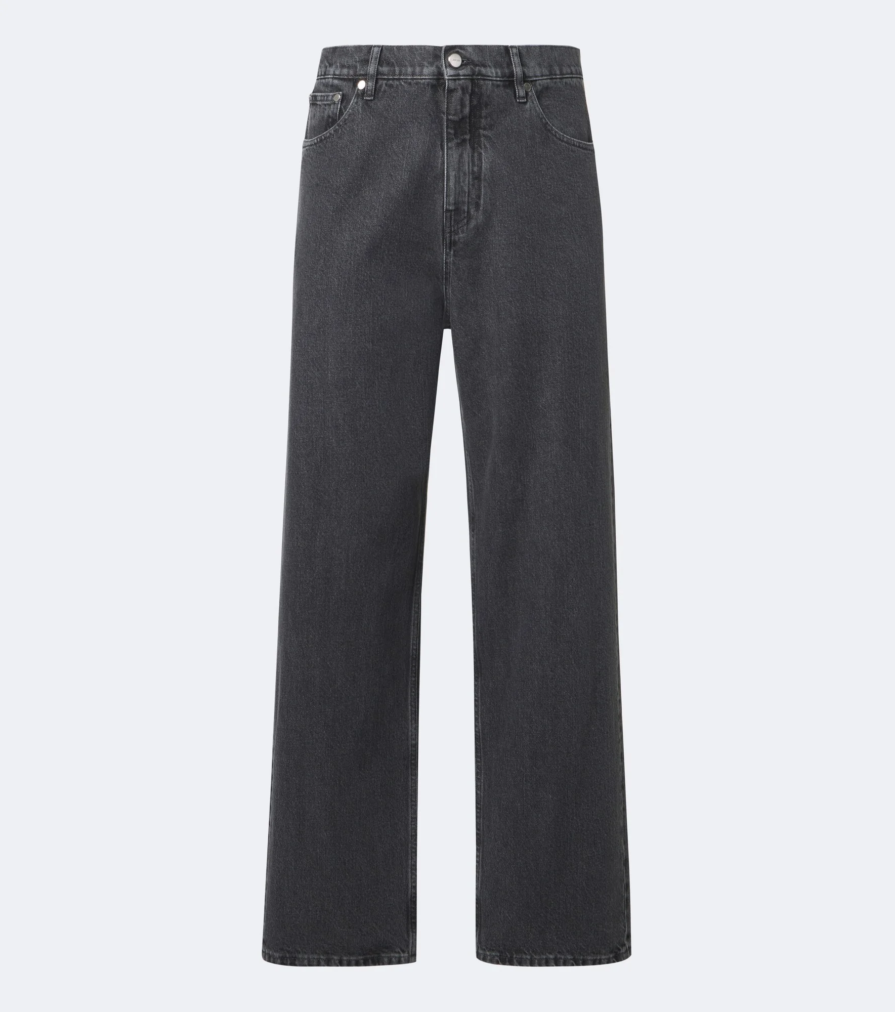 Mid-rise wide-leg jeans - 1