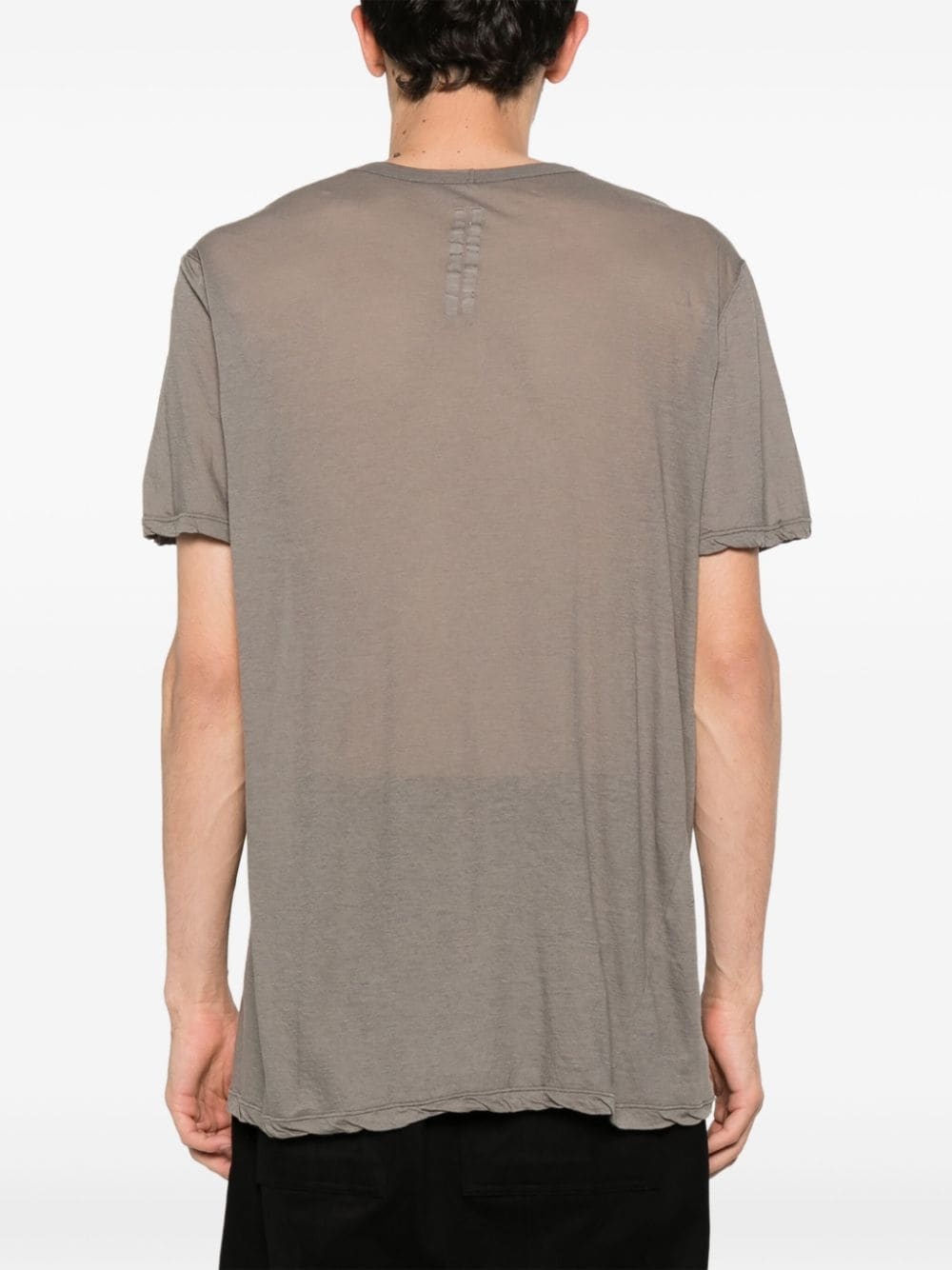 Level cotton semi-sheer T-shirt - 4