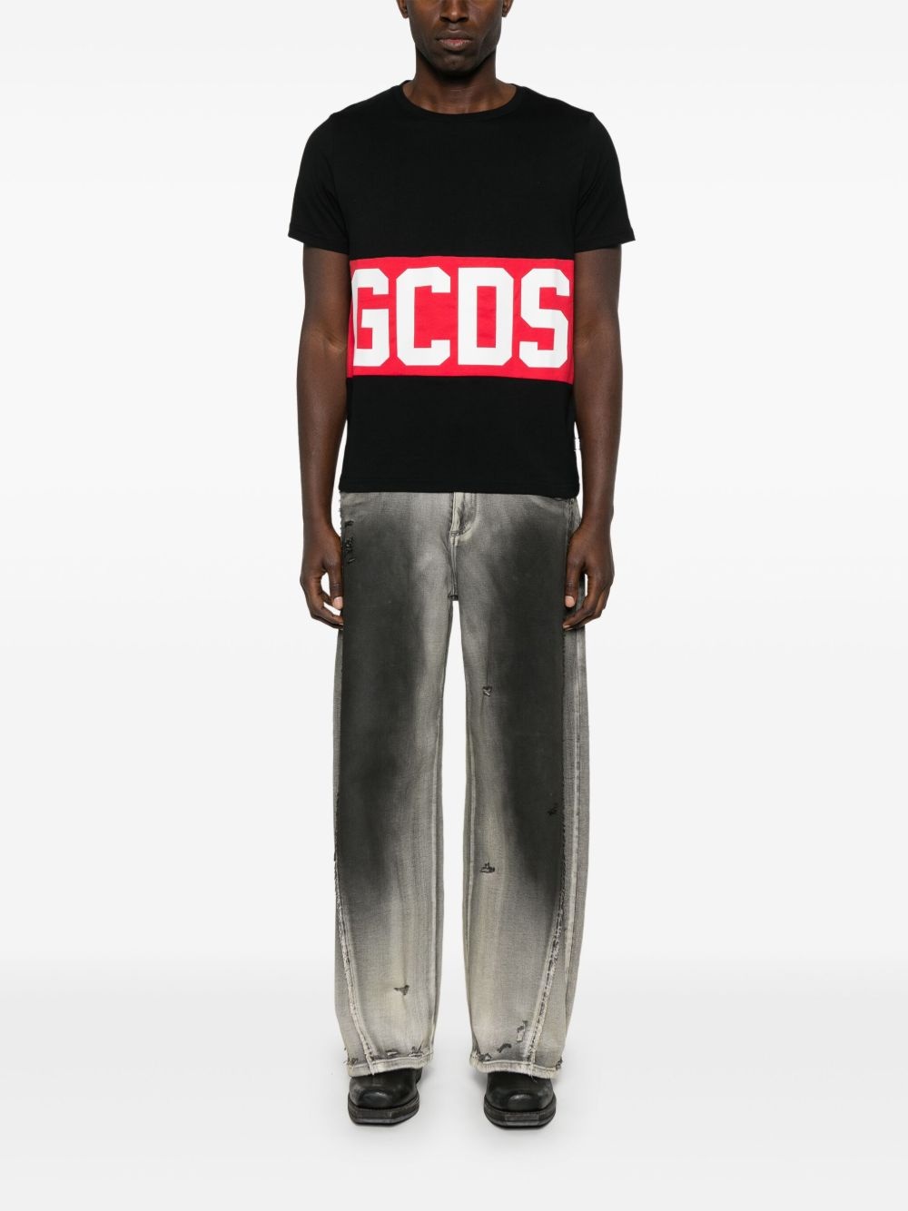 logo-print T-shirt - 2