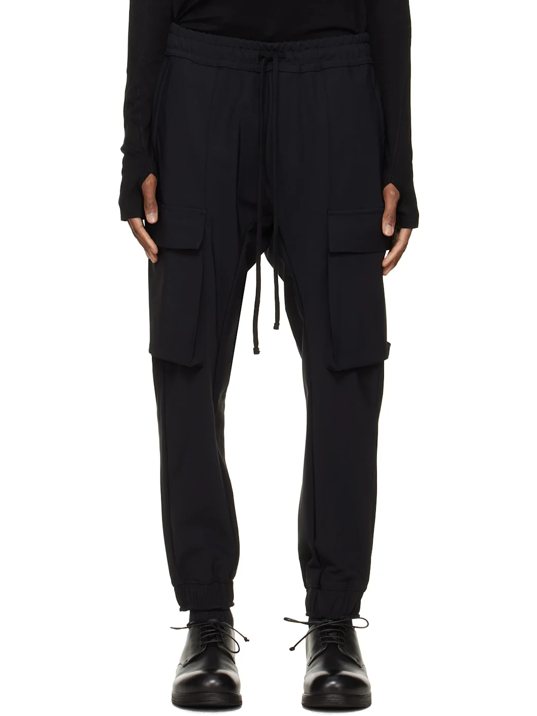 Black P 57 Track Pants - 1