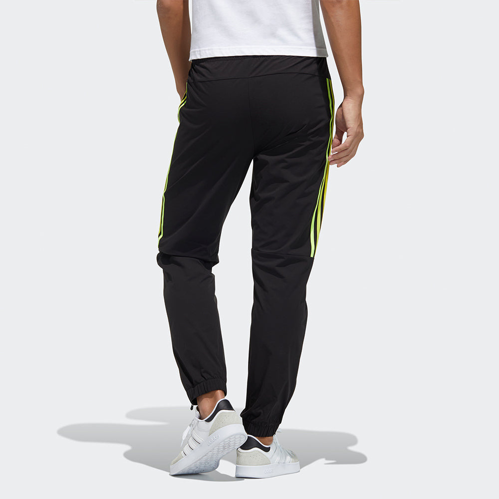 adidas neo Casual Sports Side Stripe Bundle Feet Long Pants Black GP5676 - 3