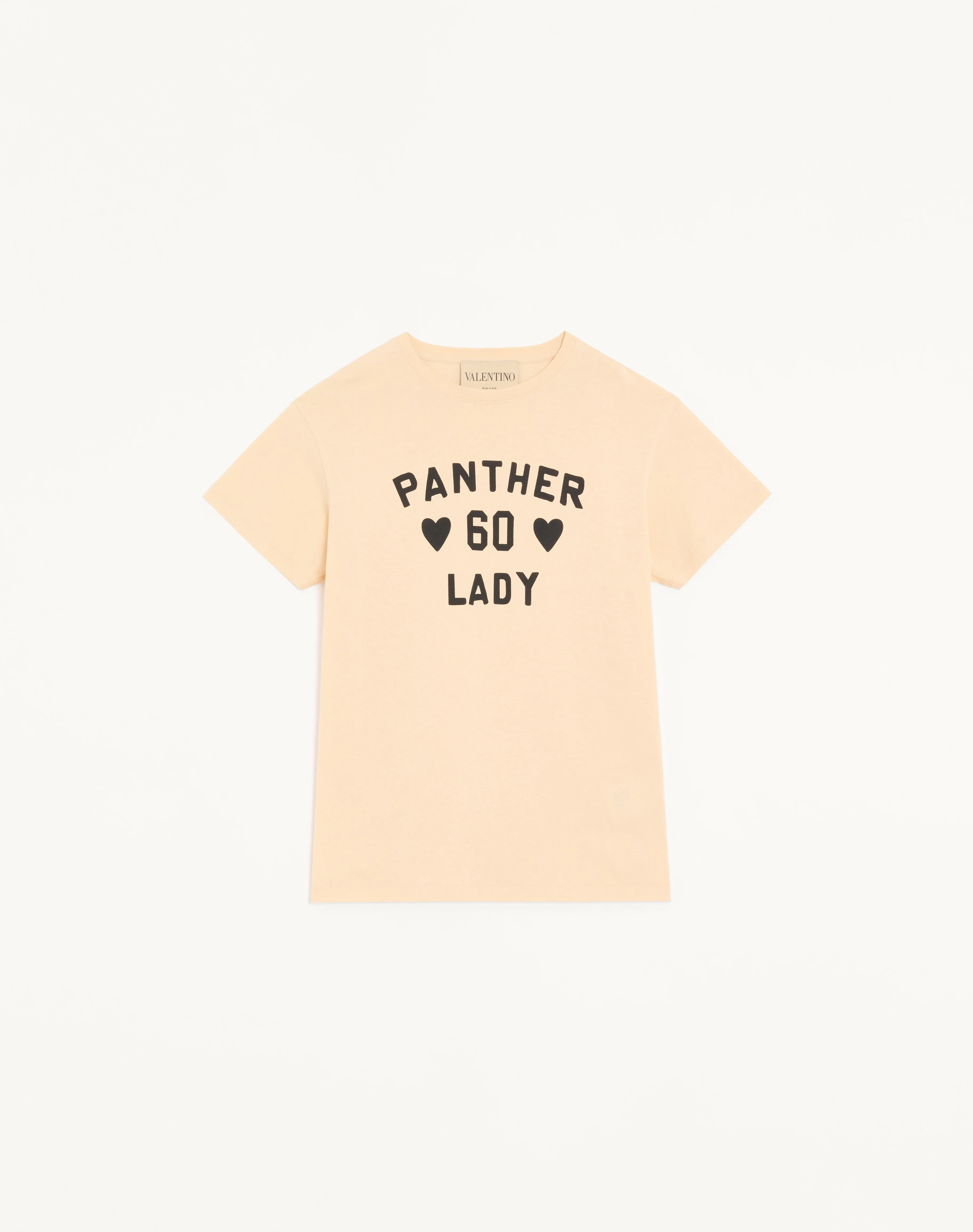 COTTON JERSEY T-SHIRT WITH PANTHER LADY PRINT - 1