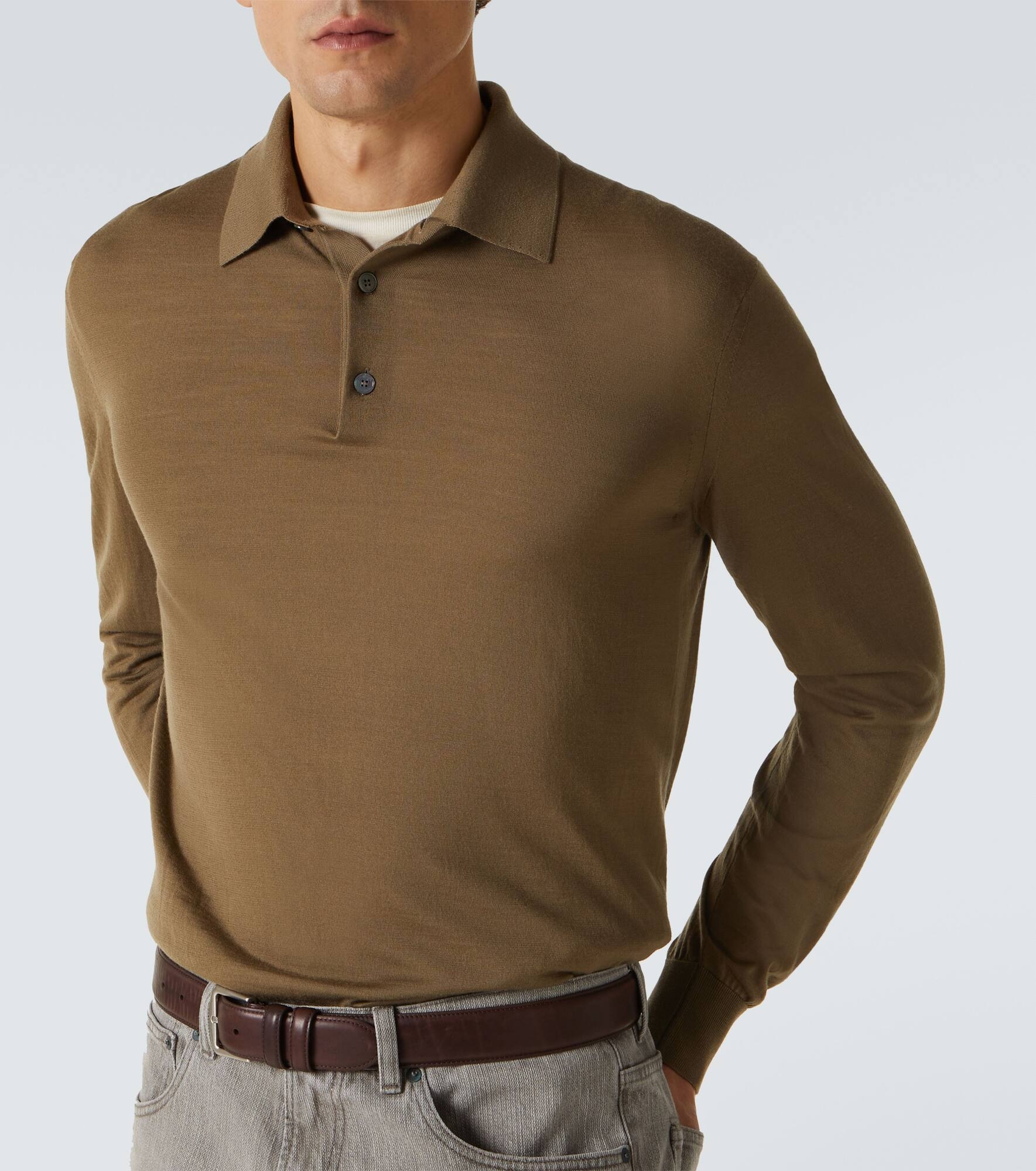 Wool polo shirt - 5