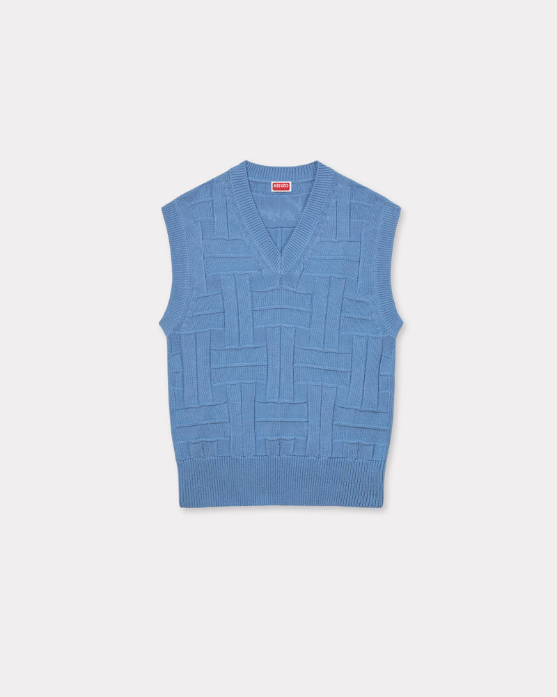 프로젝트 Weave' embroidered sleeveless jumper 에 면 - 1