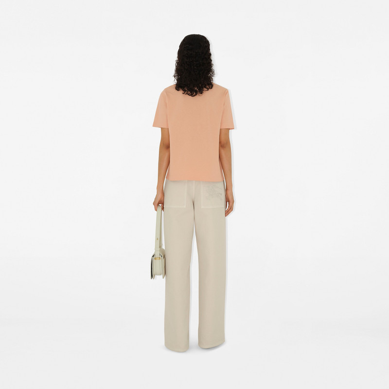 Paisley Logo Cotton T-shirt 4