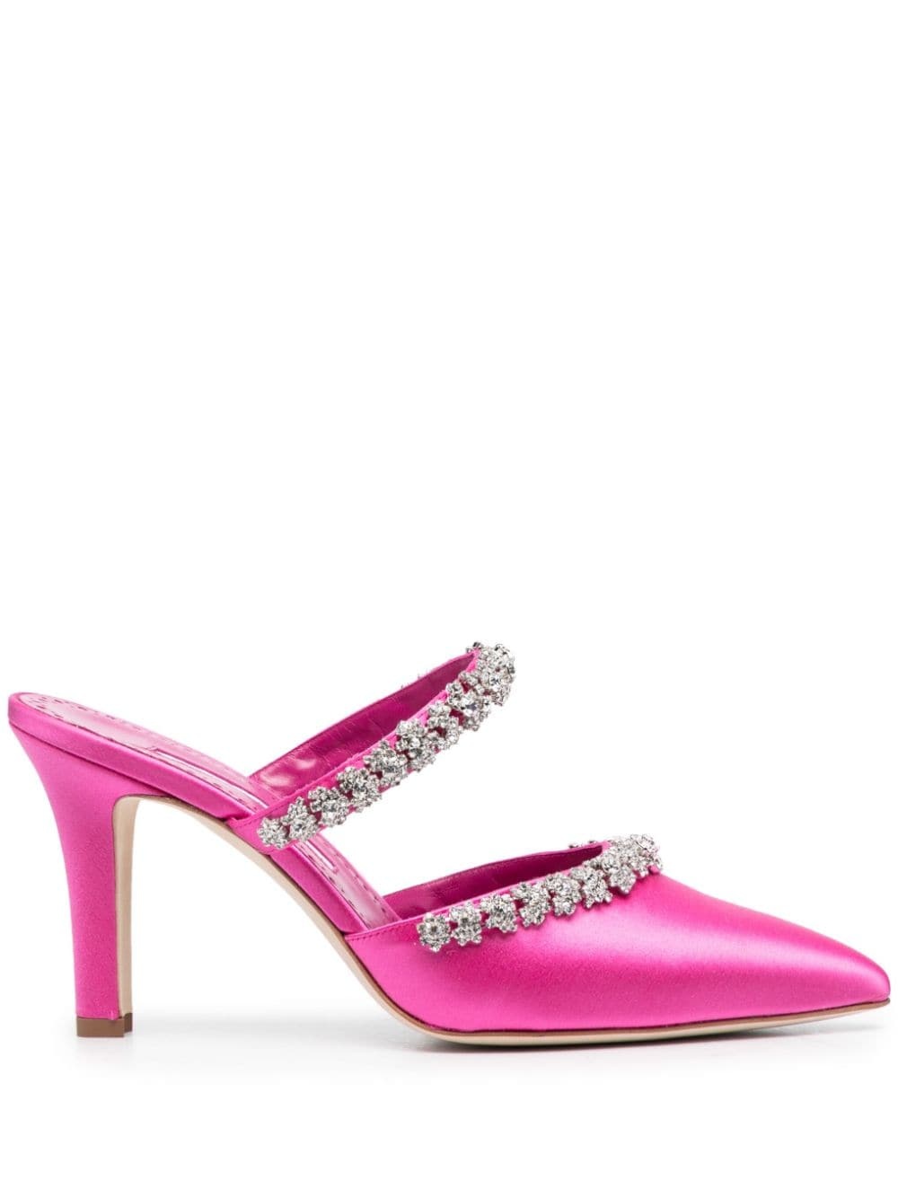 Vedadamu 80mm crystal-embellished mules - 1