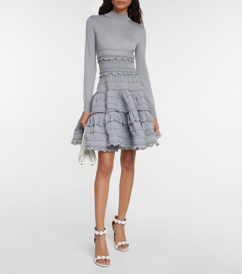 Alaïa Alaïa Edition 2007 wool minidress | mytheresa | REVERSIBLE
