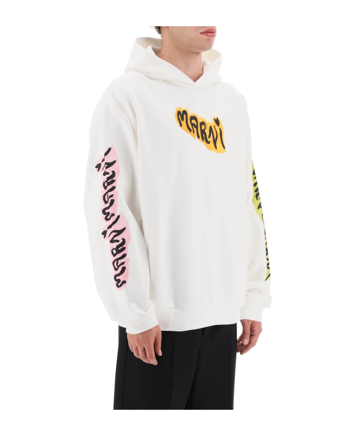 Logo Print Hoodie - 2