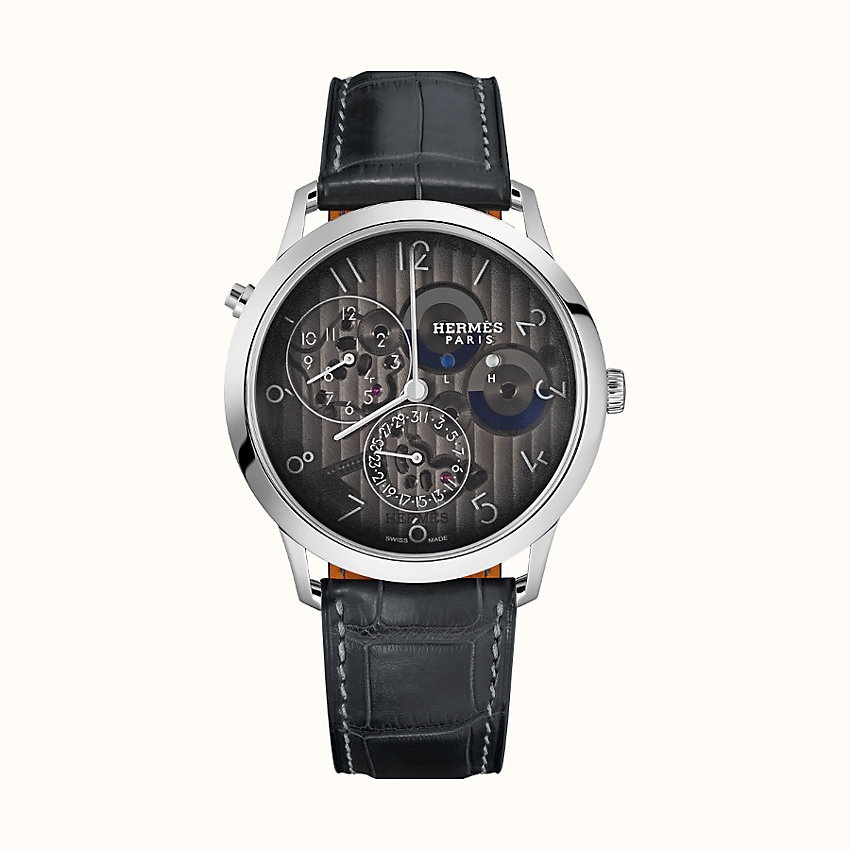 Slim d'Hermes GMT watch, 39.5 mm - 1