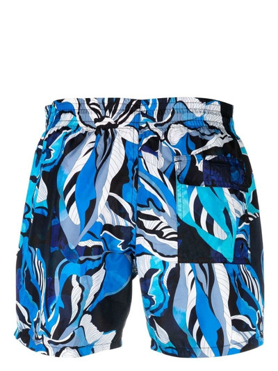 Etro abstract-print drawstring swim shorts outlook