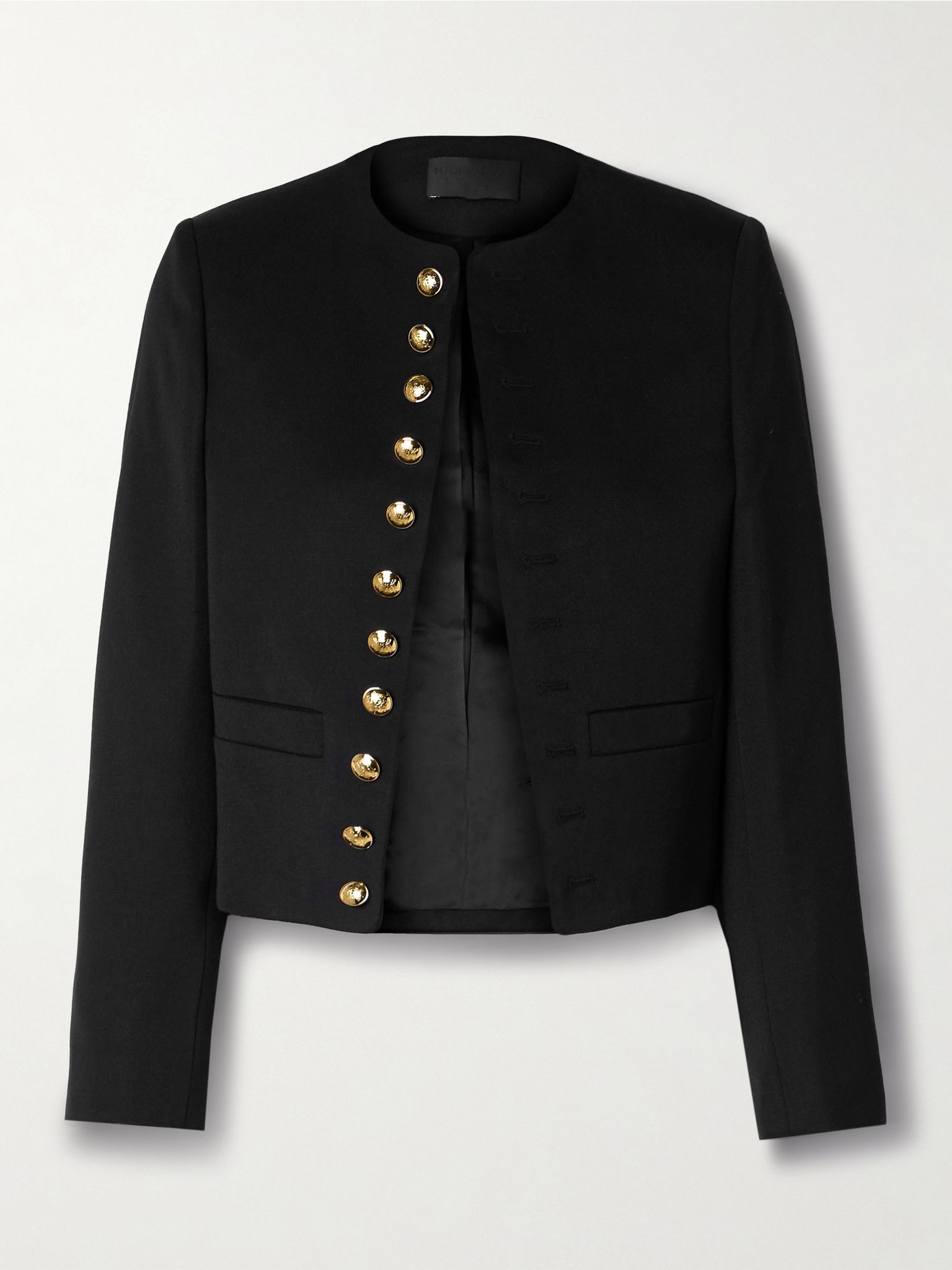 Patti wool-twill jacket Black - 1