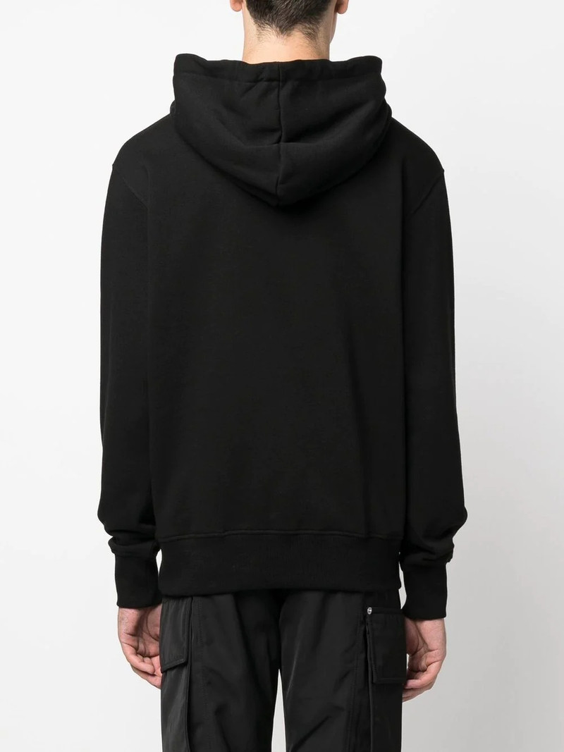 logo-print pullover hoodie 4