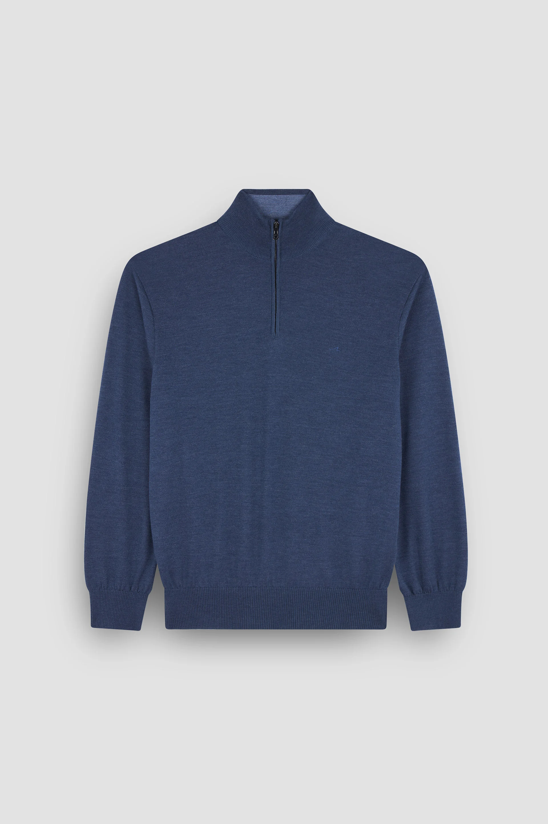 X-SOFT WOOL HALF ZIP SWEATER - 1