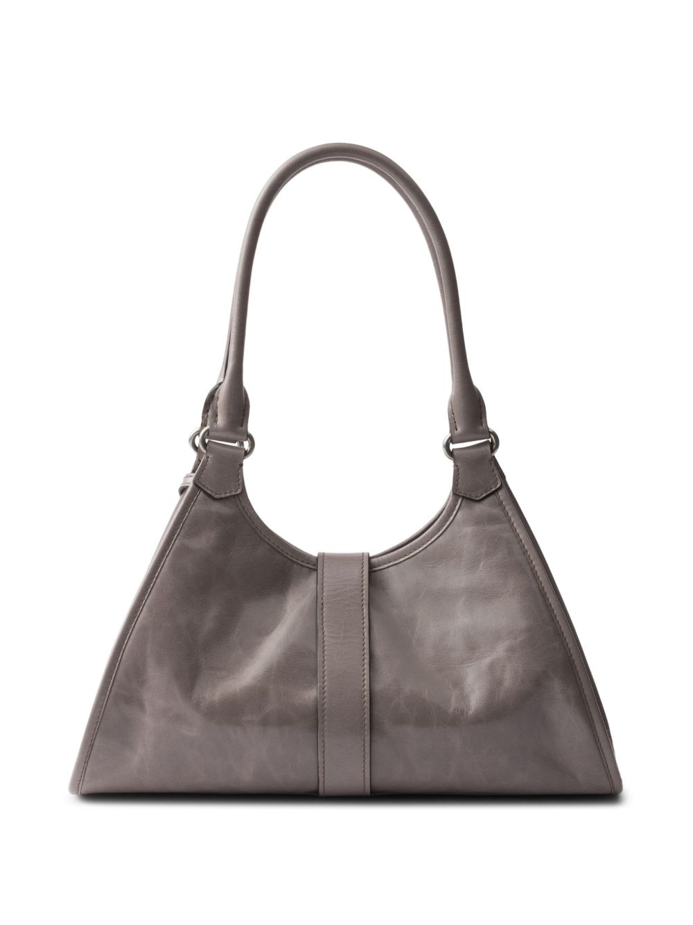 medium leather tote bag - 2