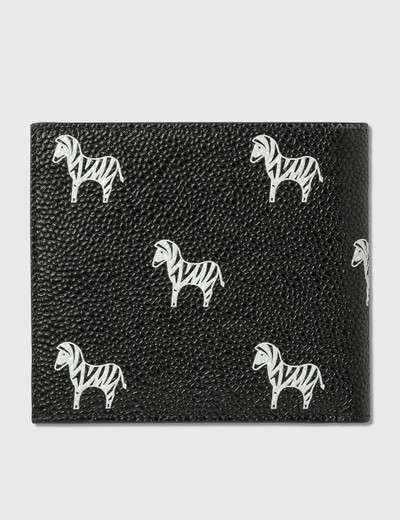 Thom Browne Zebra Print Billfold Wallet outlook