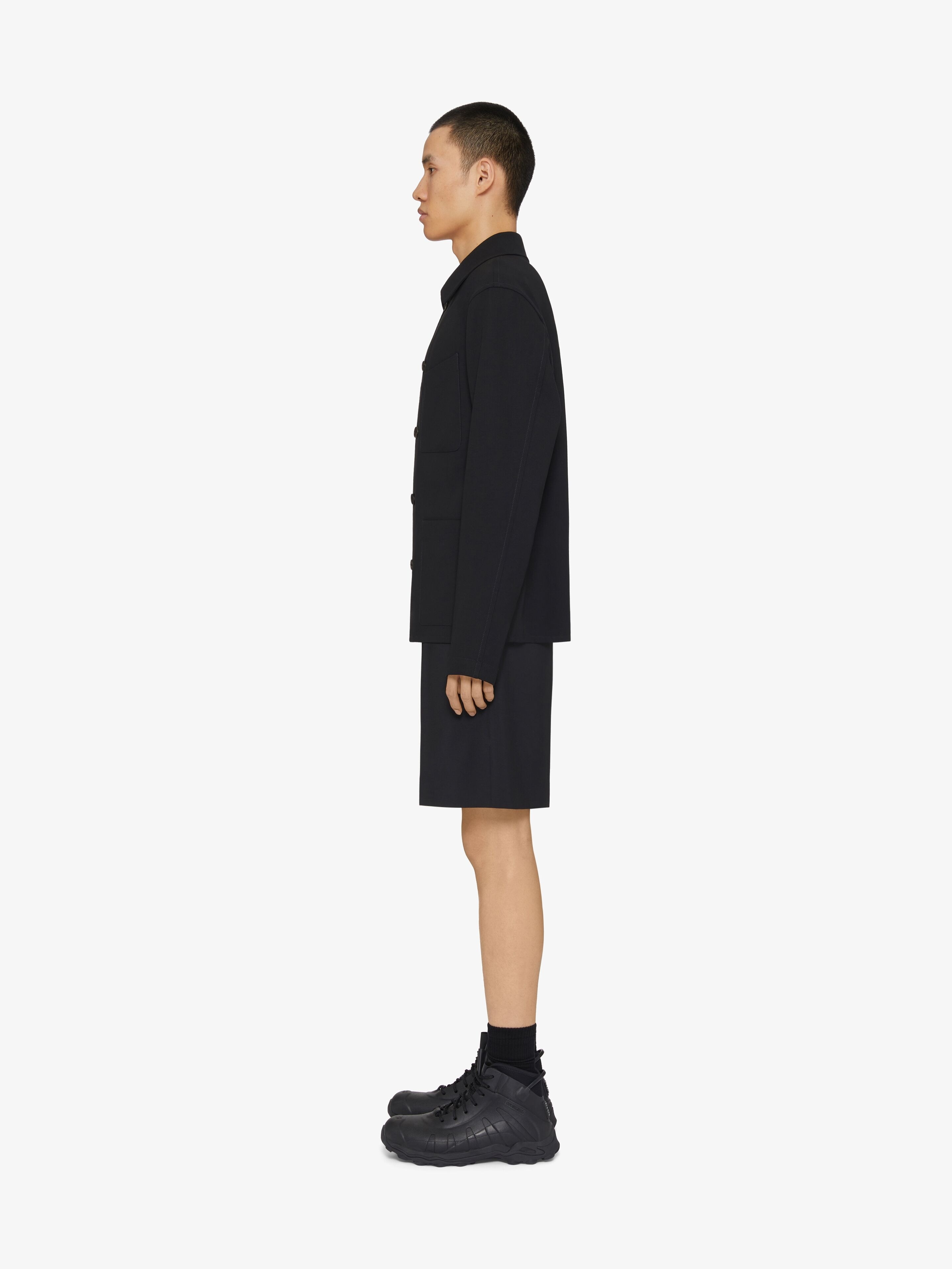 BERMUDA SHORTS IN WOOL - 3