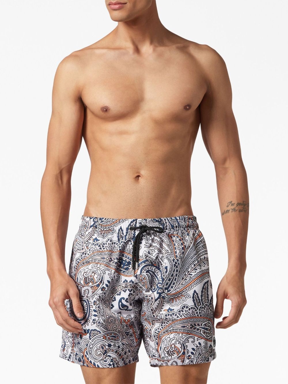paisley-print swim shorts - 3