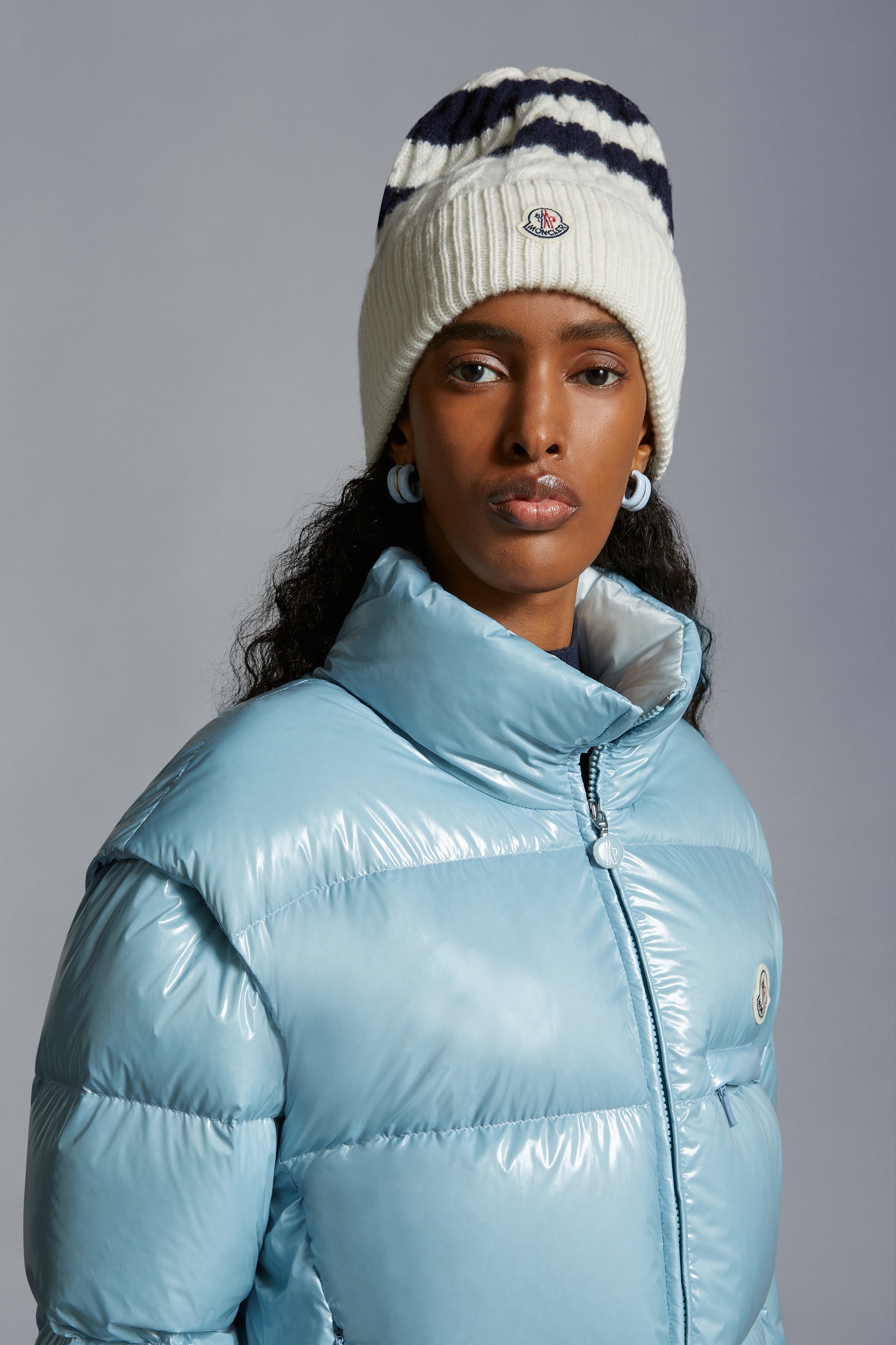 Striped Wool Beanie - 2