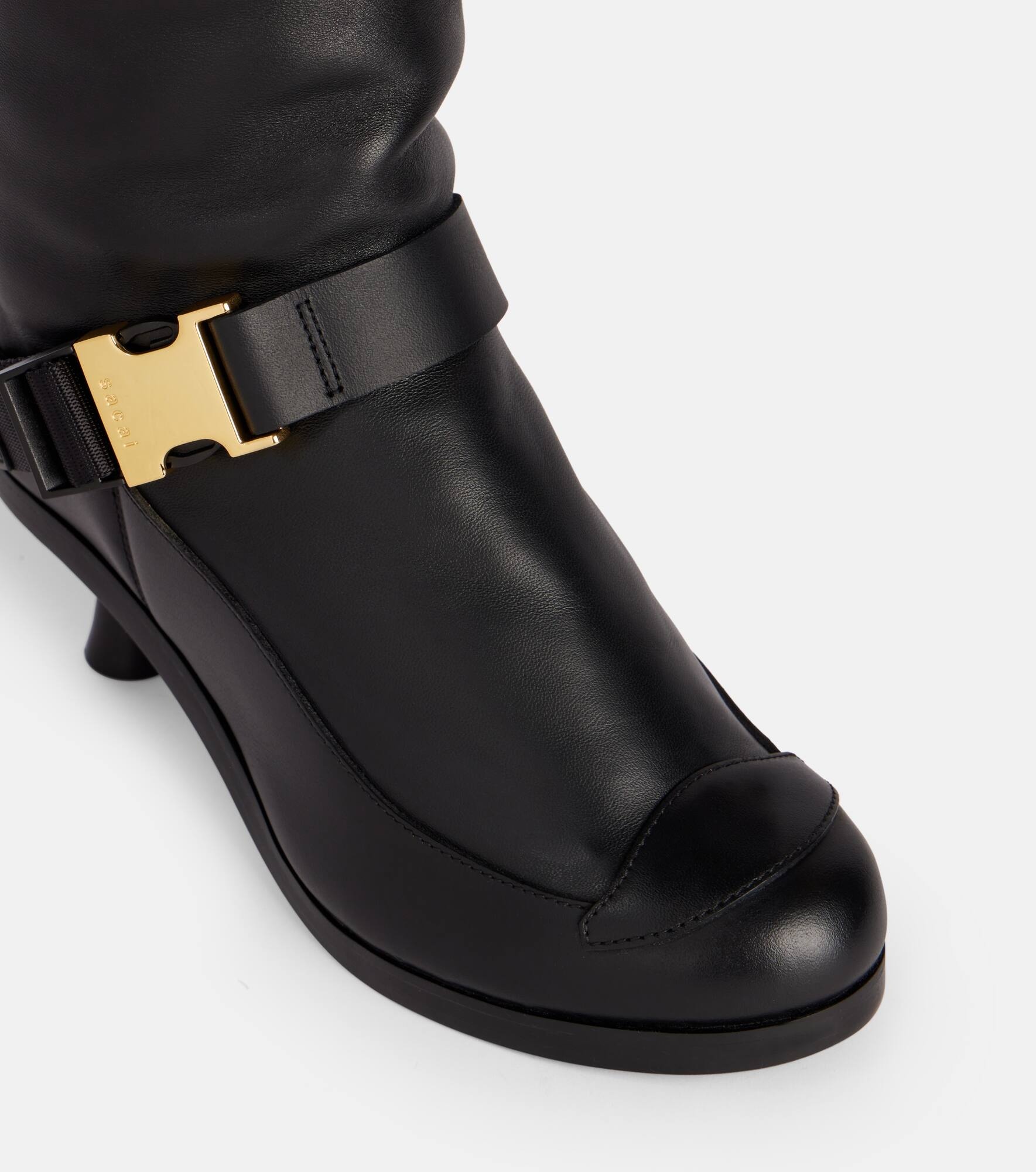 Leather knee-high boots - 5