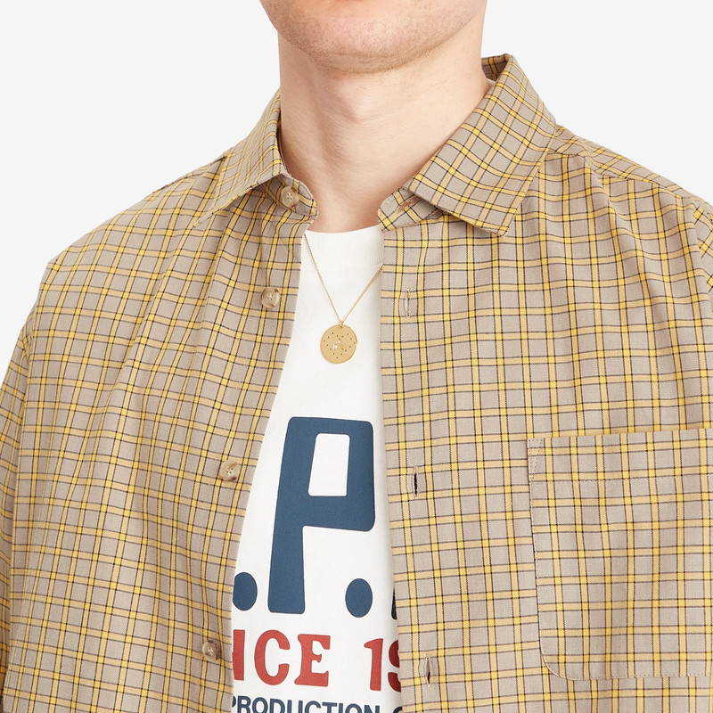 A.P.C. A.P.C. Eloi Perforated Logo Necklace outlook