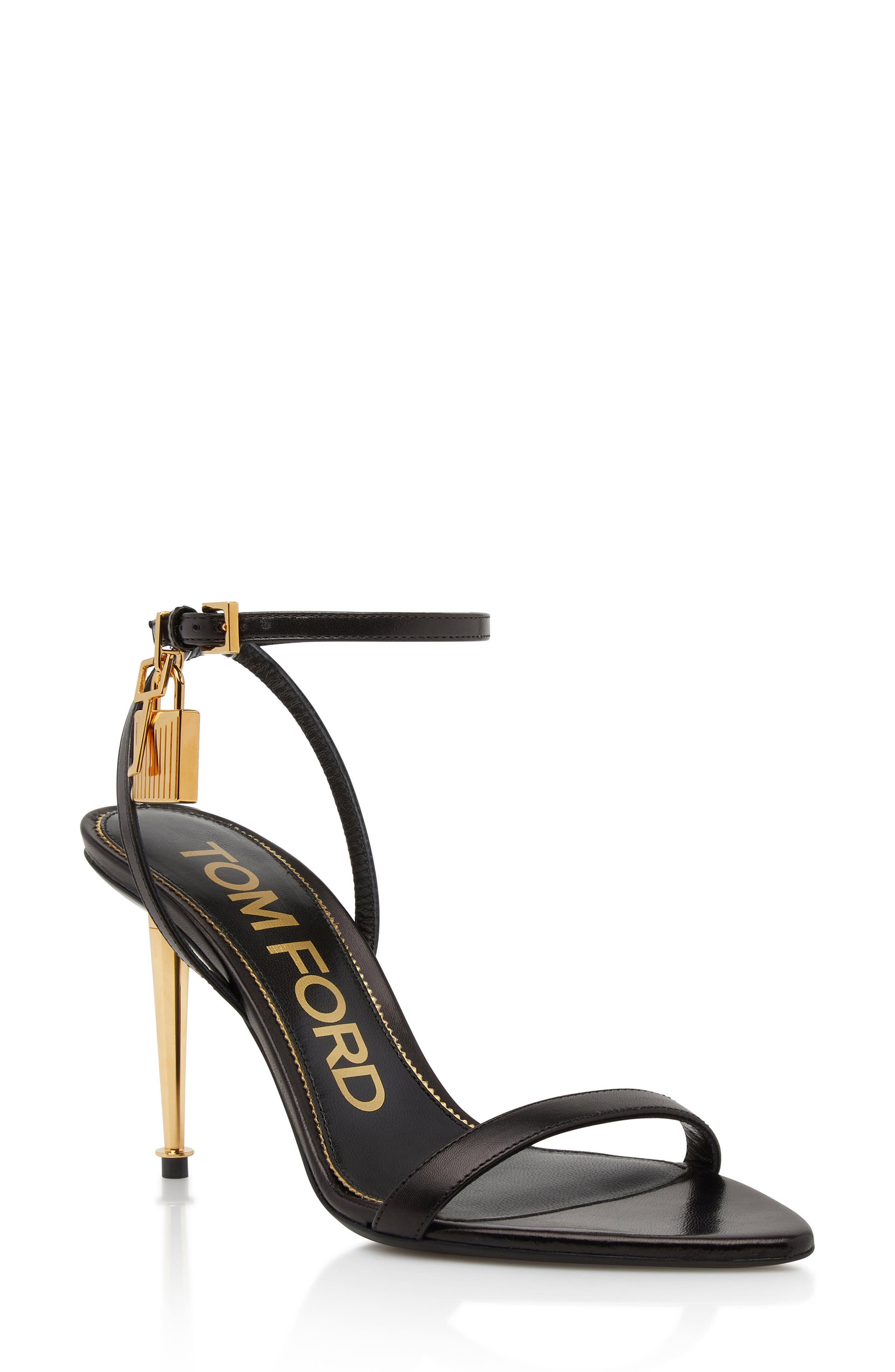 Padlock Naked Pointy Toe Sandal - 1