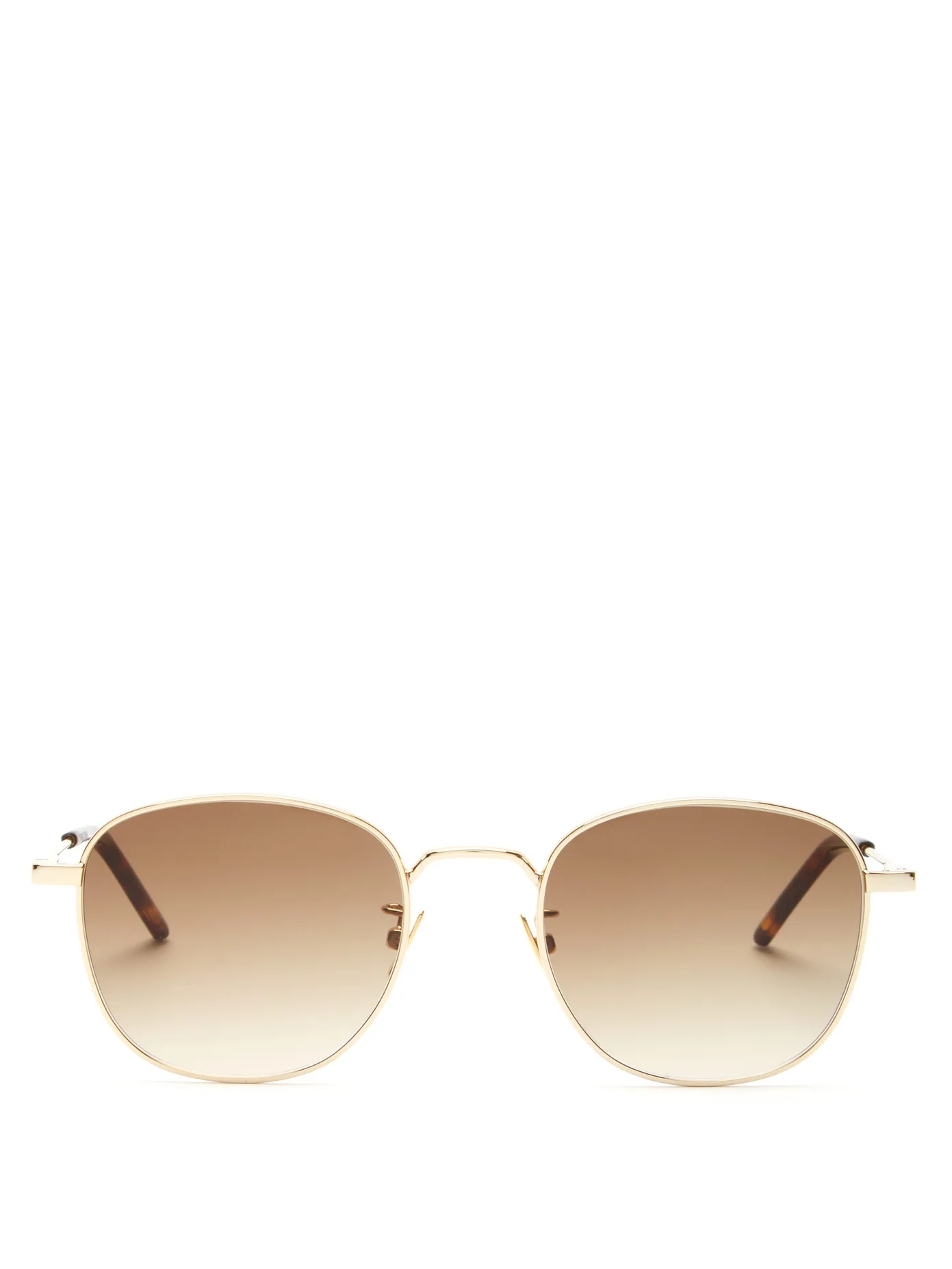 Square metal sunglasses - 1