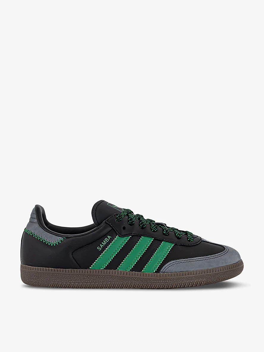 Samba OG logo-embellished leather low-top trainers - 1