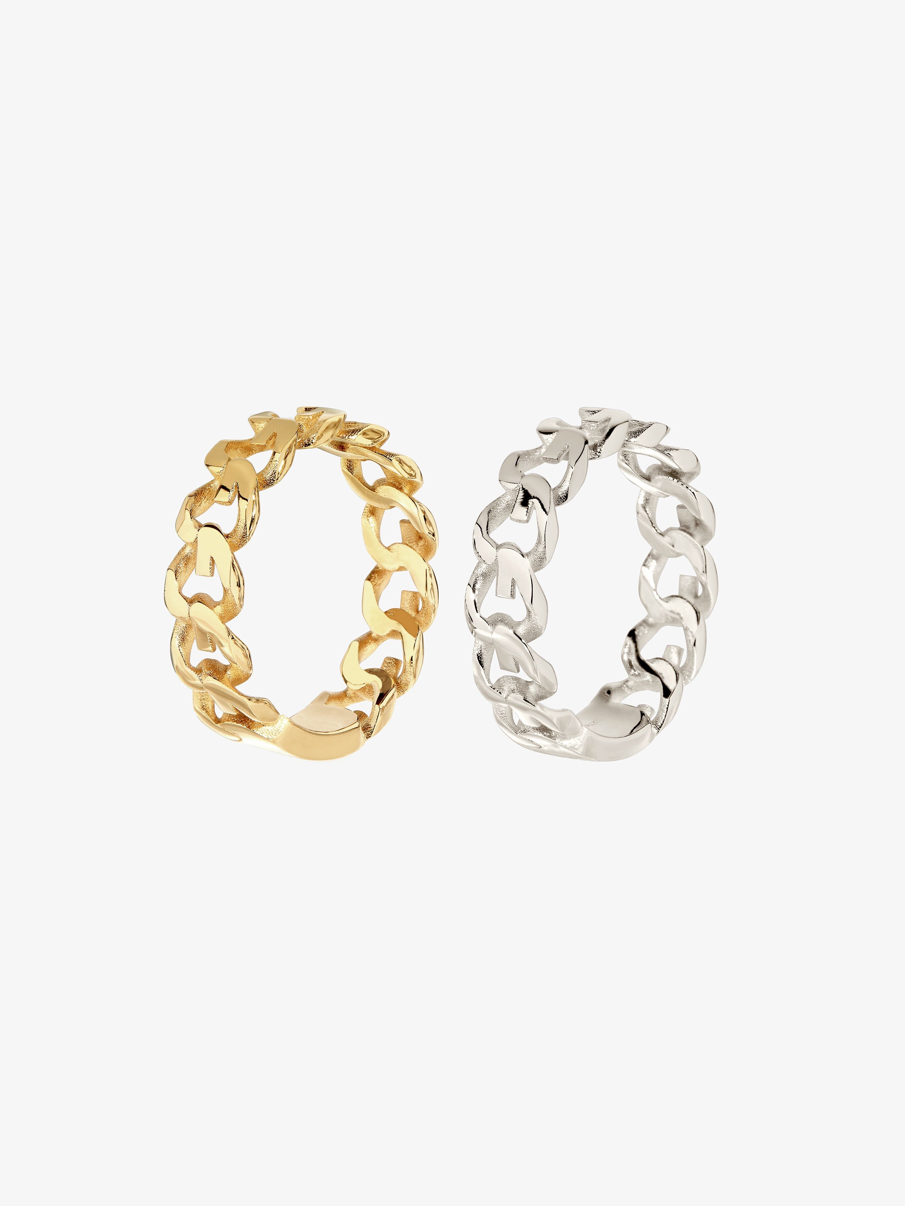 G CHAIN RING SET IN METAL - 4
