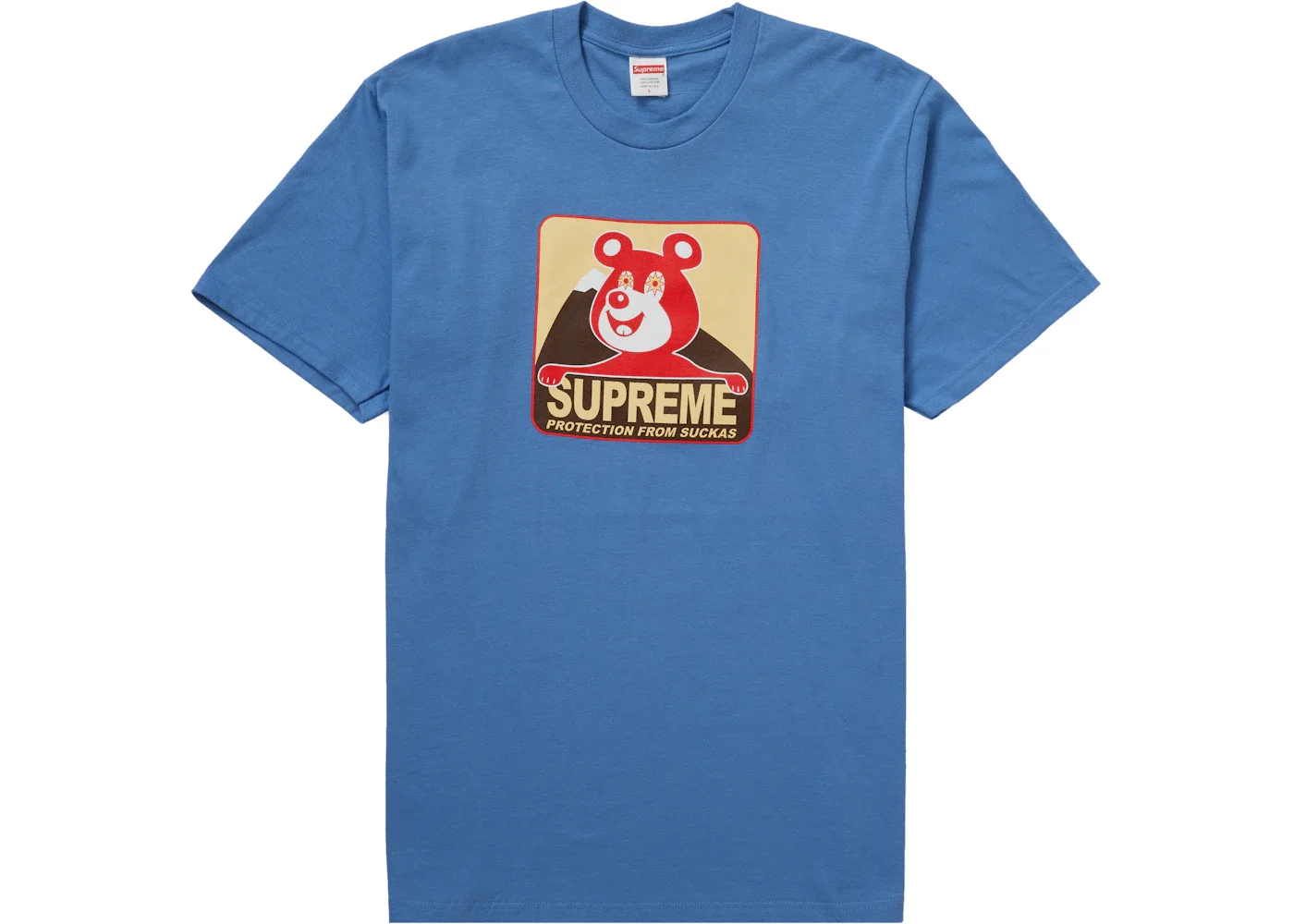 Supreme Bear Tee Dusty Light Royal - 1