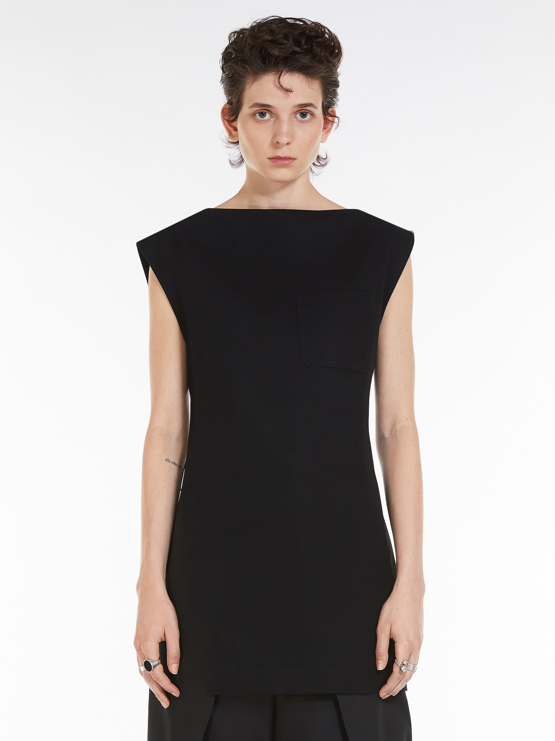 MARAT Sleeveless waterproof gabardine tunic - 3