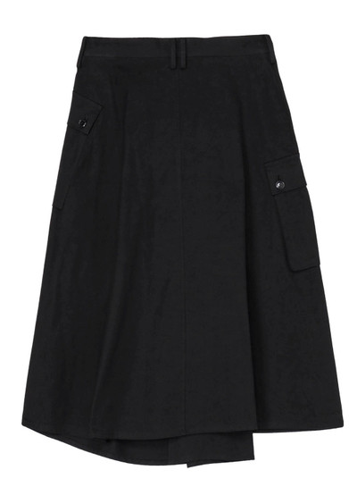 Yohji Yamamoto Wide Tuck Cargo Skirt outlook