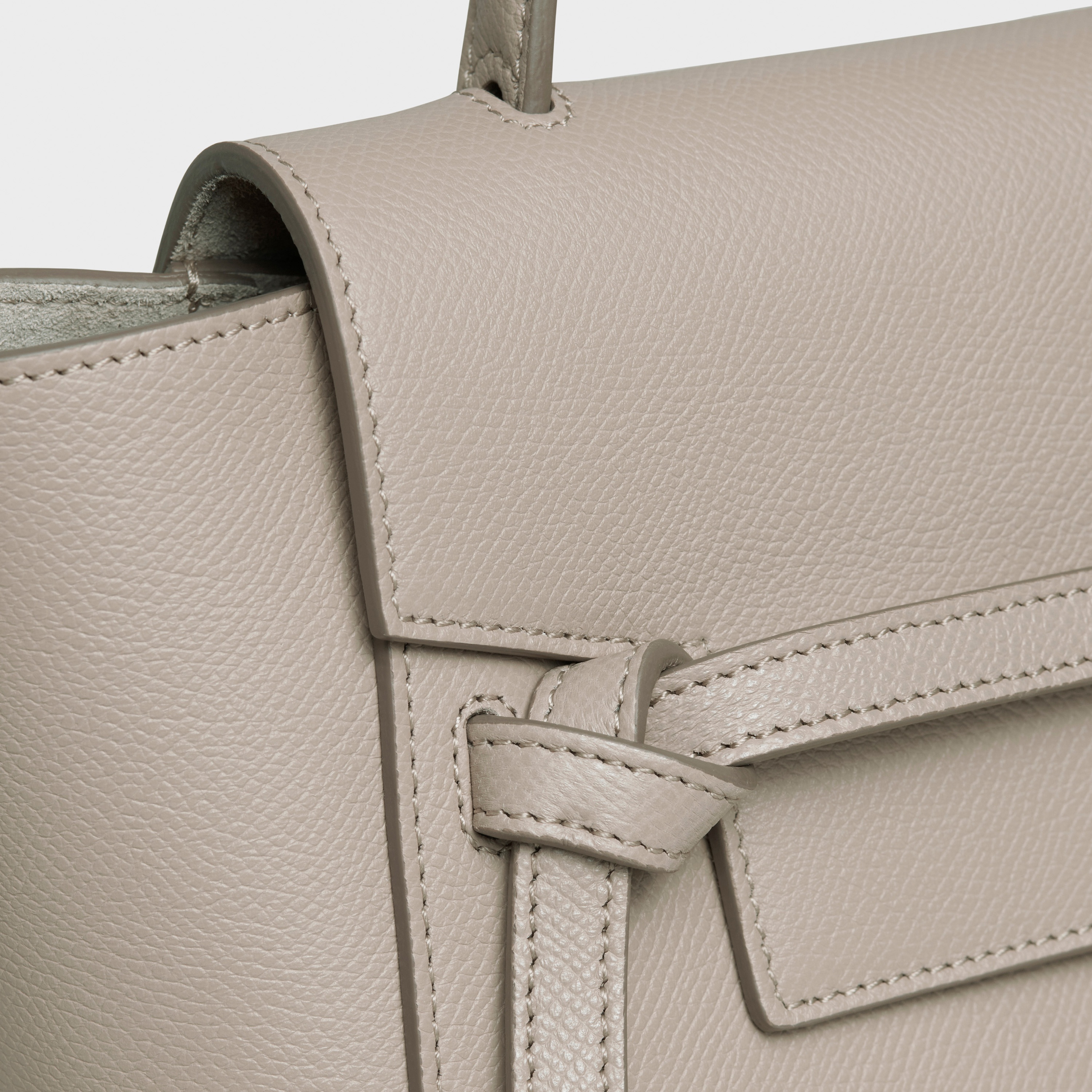 Nano Belt bag in grained calfskin - 3