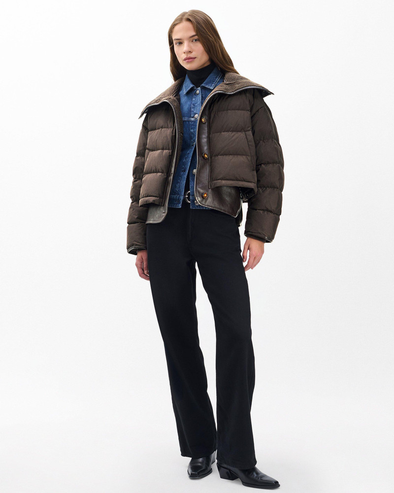 rag & bone Gloria Mixed-Media Puffer Jacket outlook