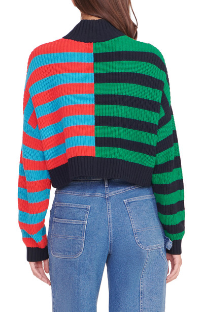 STAUD Hampton Half Zip Crop Sweater outlook