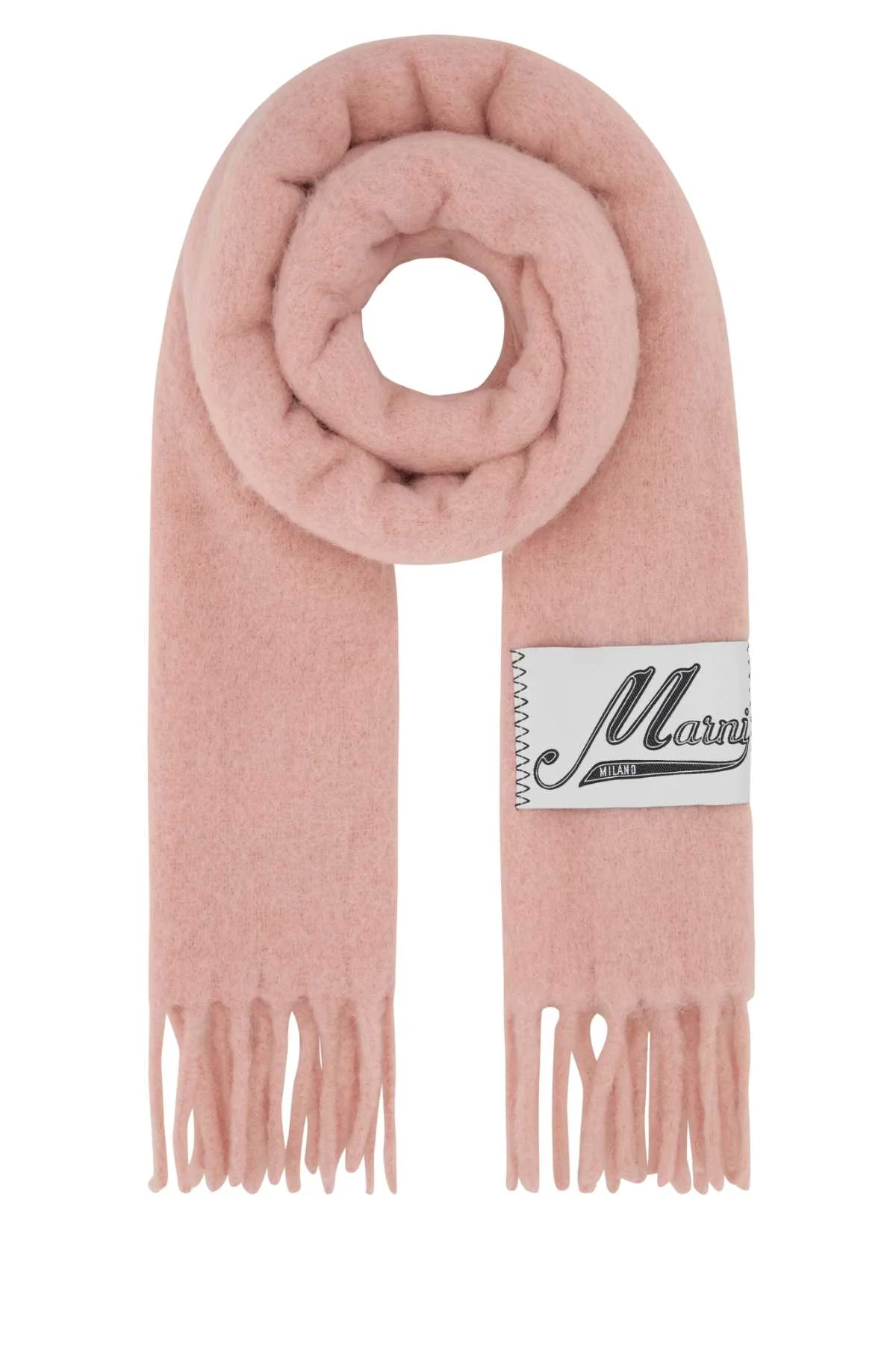 Marni Women Dark Pink Alpaca Blend Scarf - 1