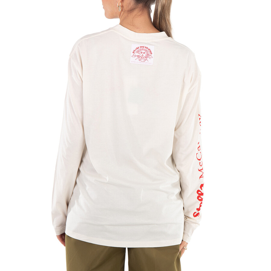 Stella McCartney Logo Printed Long-Sleeve T-Shirt - 6