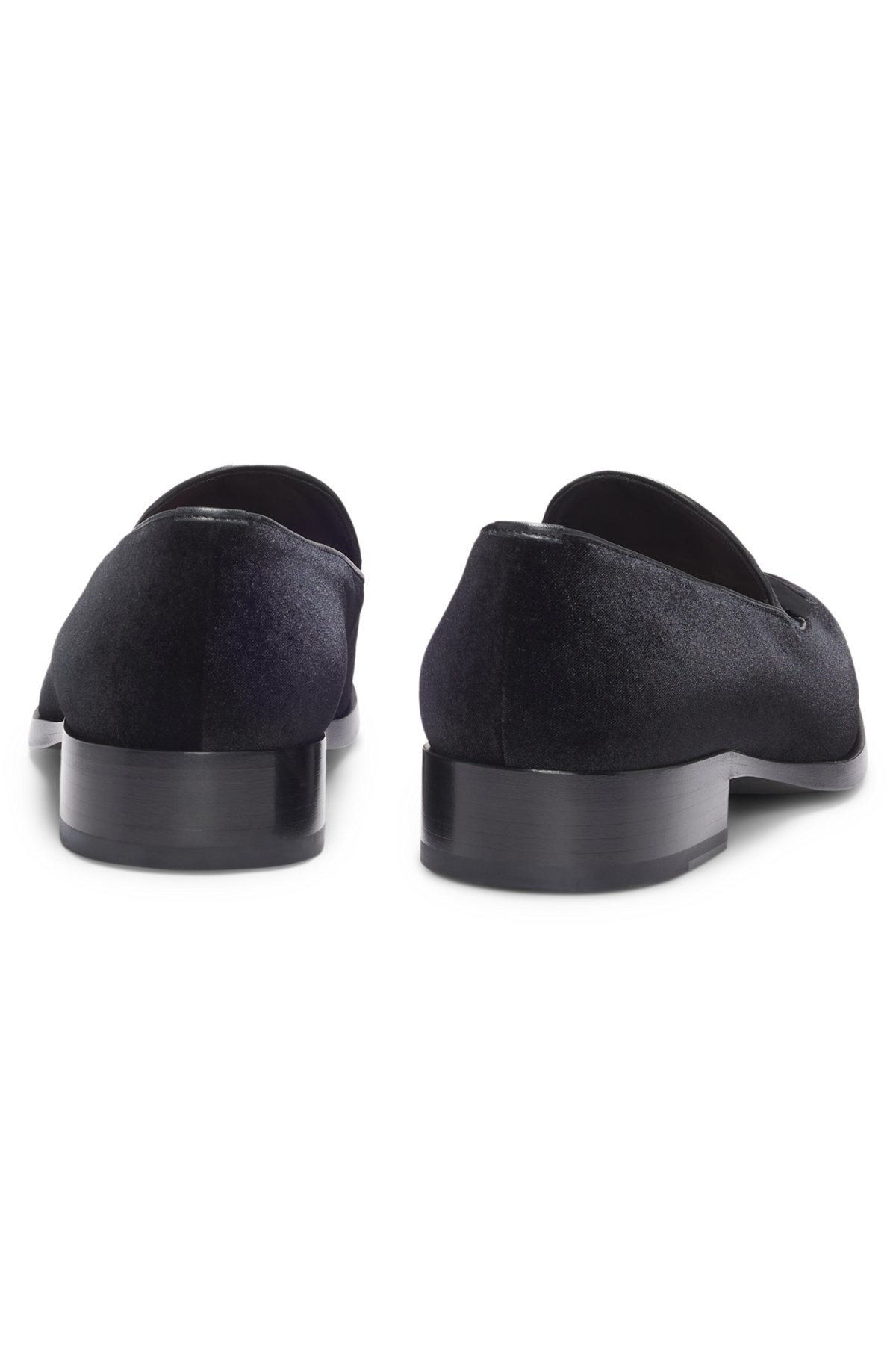 ITALIAN-MADE VELVET LOAFERS WITH TASSEL TRIM - 5