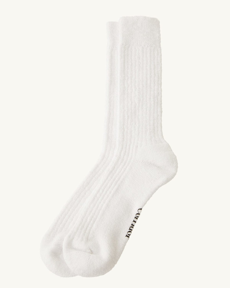 SLUB SOCK - WHITE 1