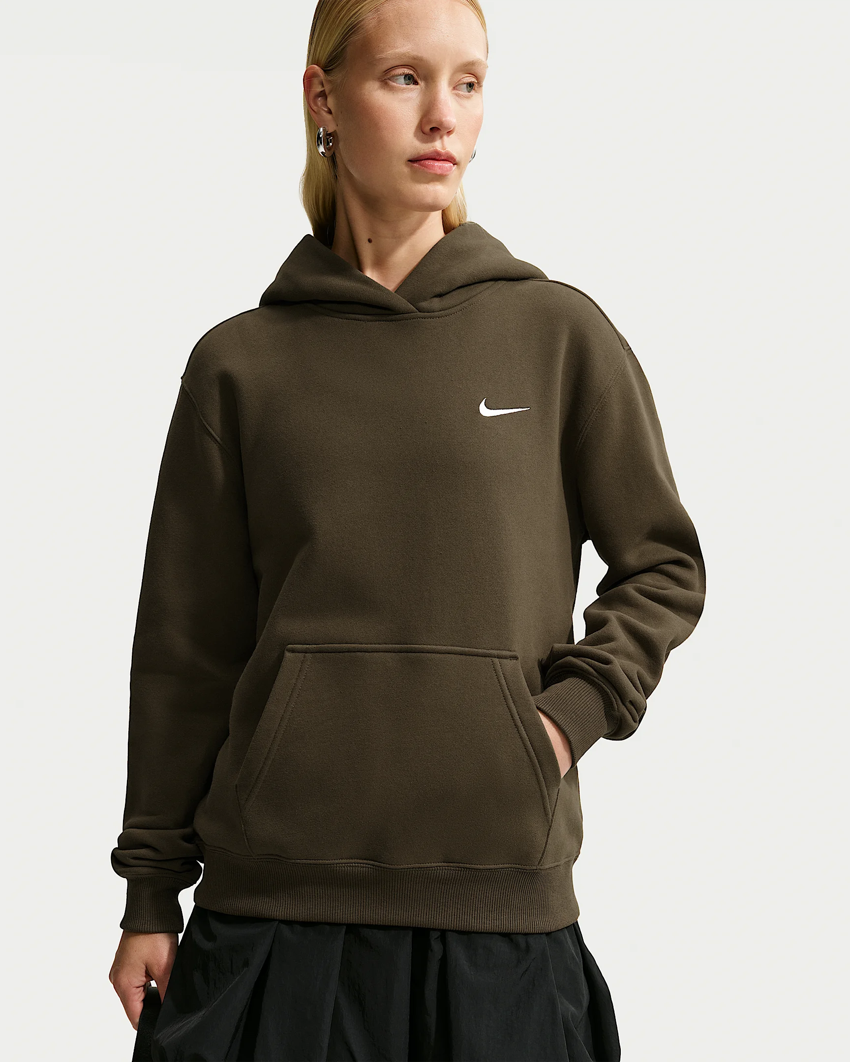 Nike Studio Fleece Medium Weight Women's Pullover Hoodie - 1