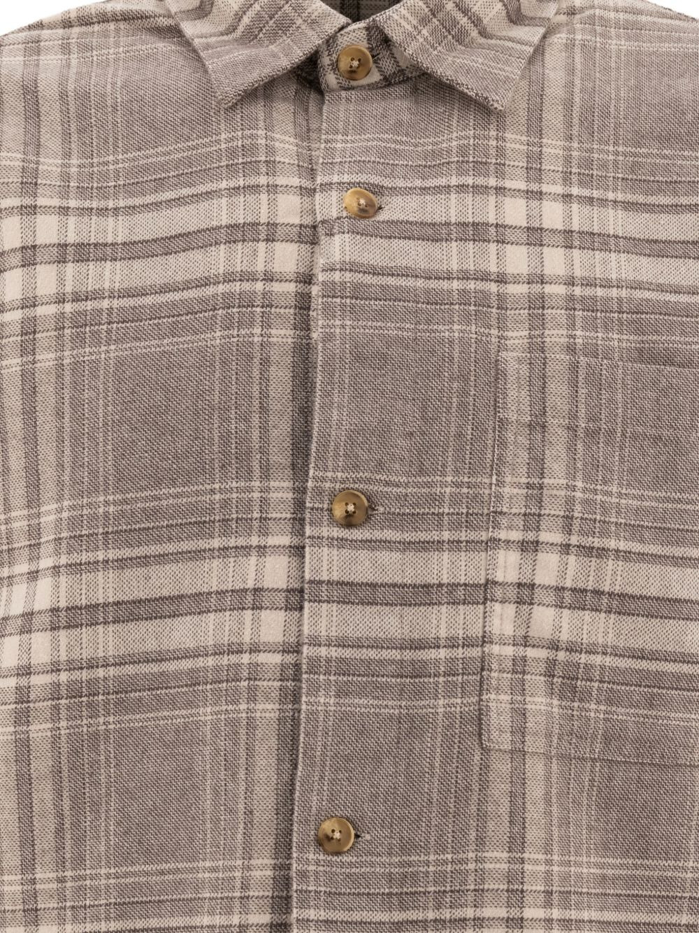Adwin checked button-fastening shirt - 3