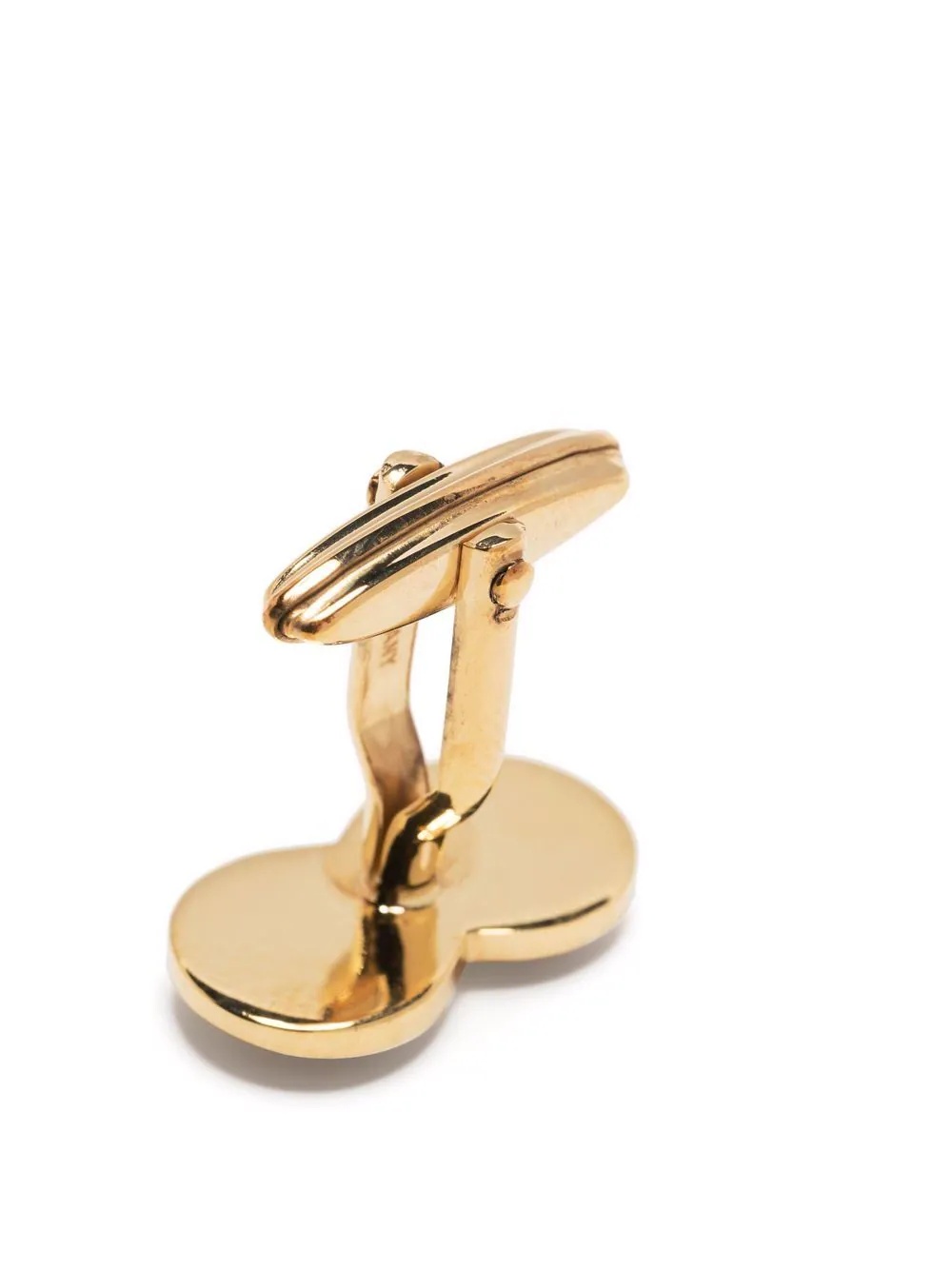 swirl gold cufflinks - 2