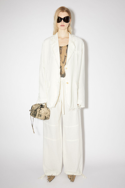 Acne Studios Relaxed fit suit jacket - Warm white outlook