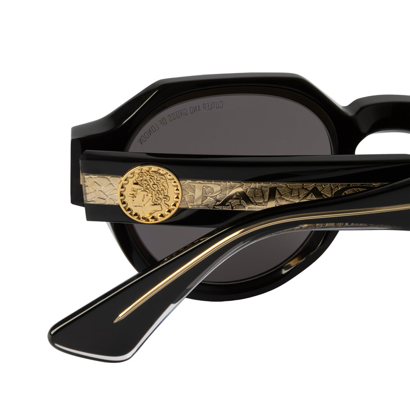 PALACE CUTLER AND GROSS VICTORY ROUND SUNGLASSES BLACK 5