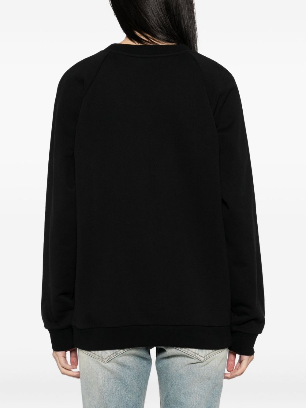 logo-embroidered sweatshirt - 4