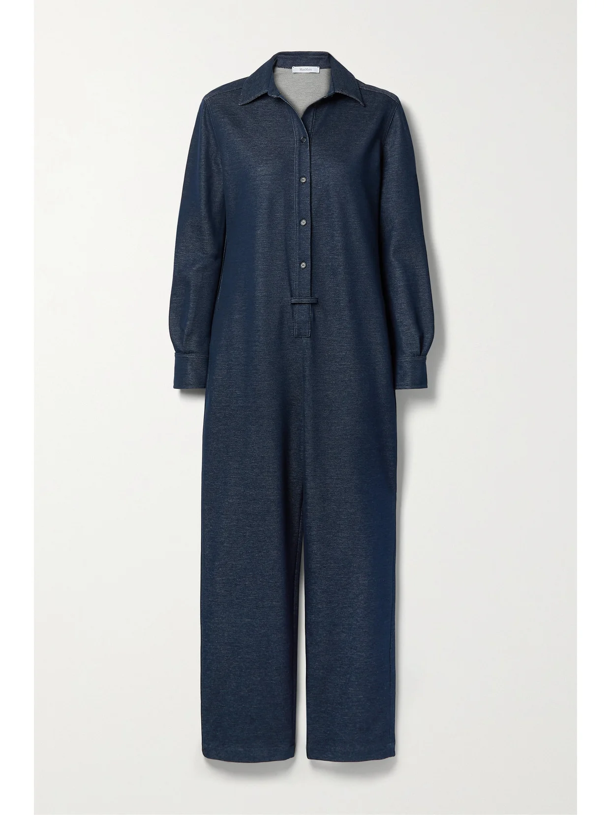 Oggetti Cotton-blend Chambray Jumpsuit - 1