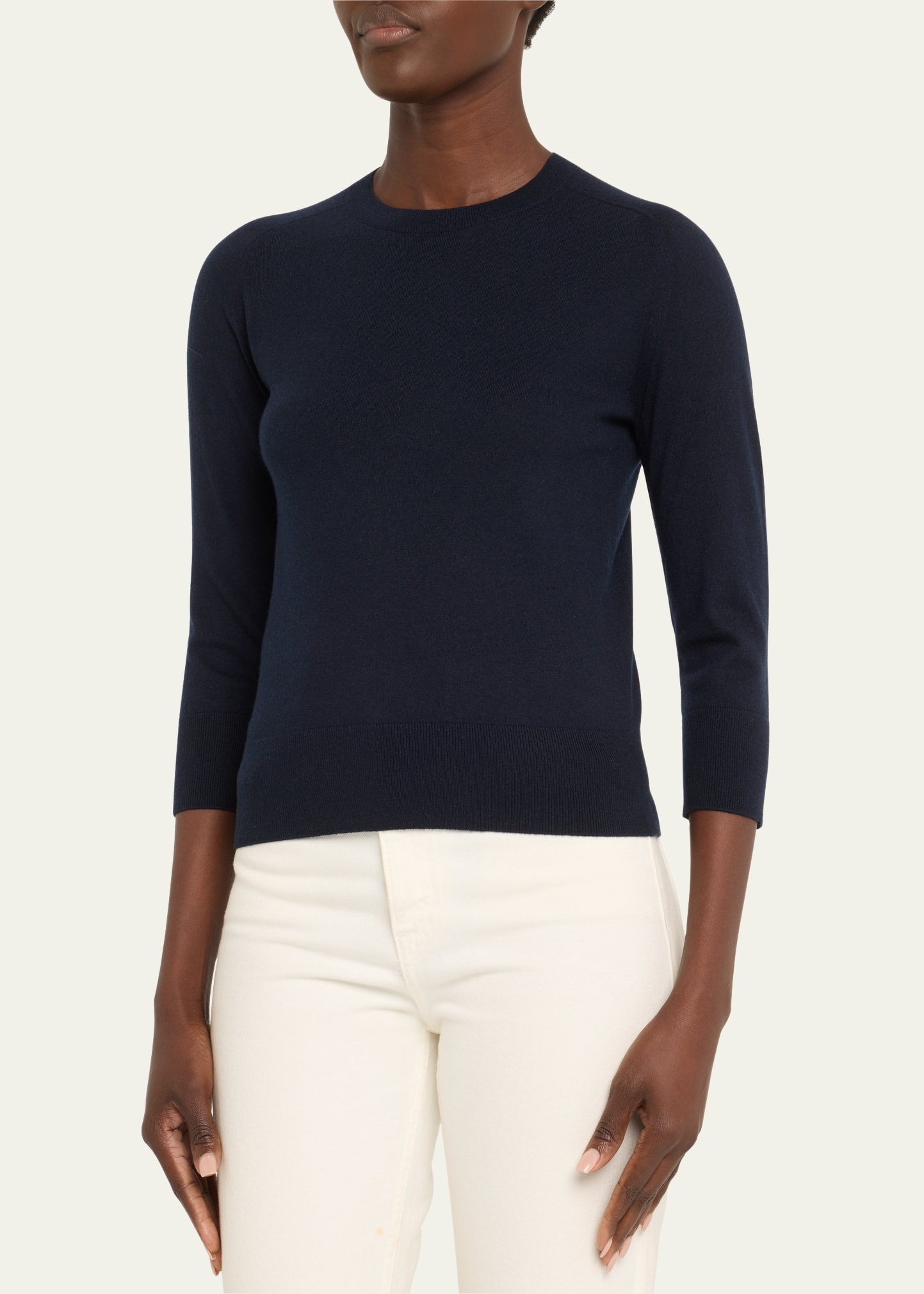 Girocollo Manica Neo Piuma Cashmere Sweater - 4