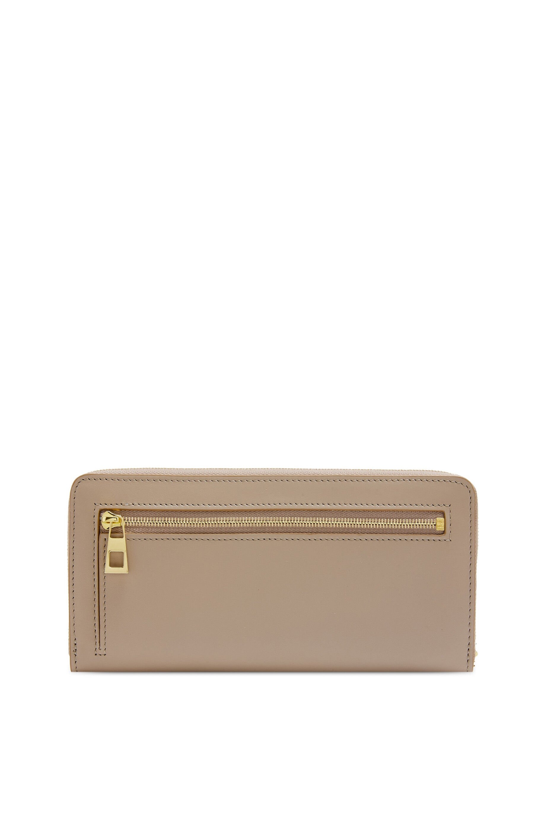 Knot zip around wallet in shiny nappa calfskin - 3