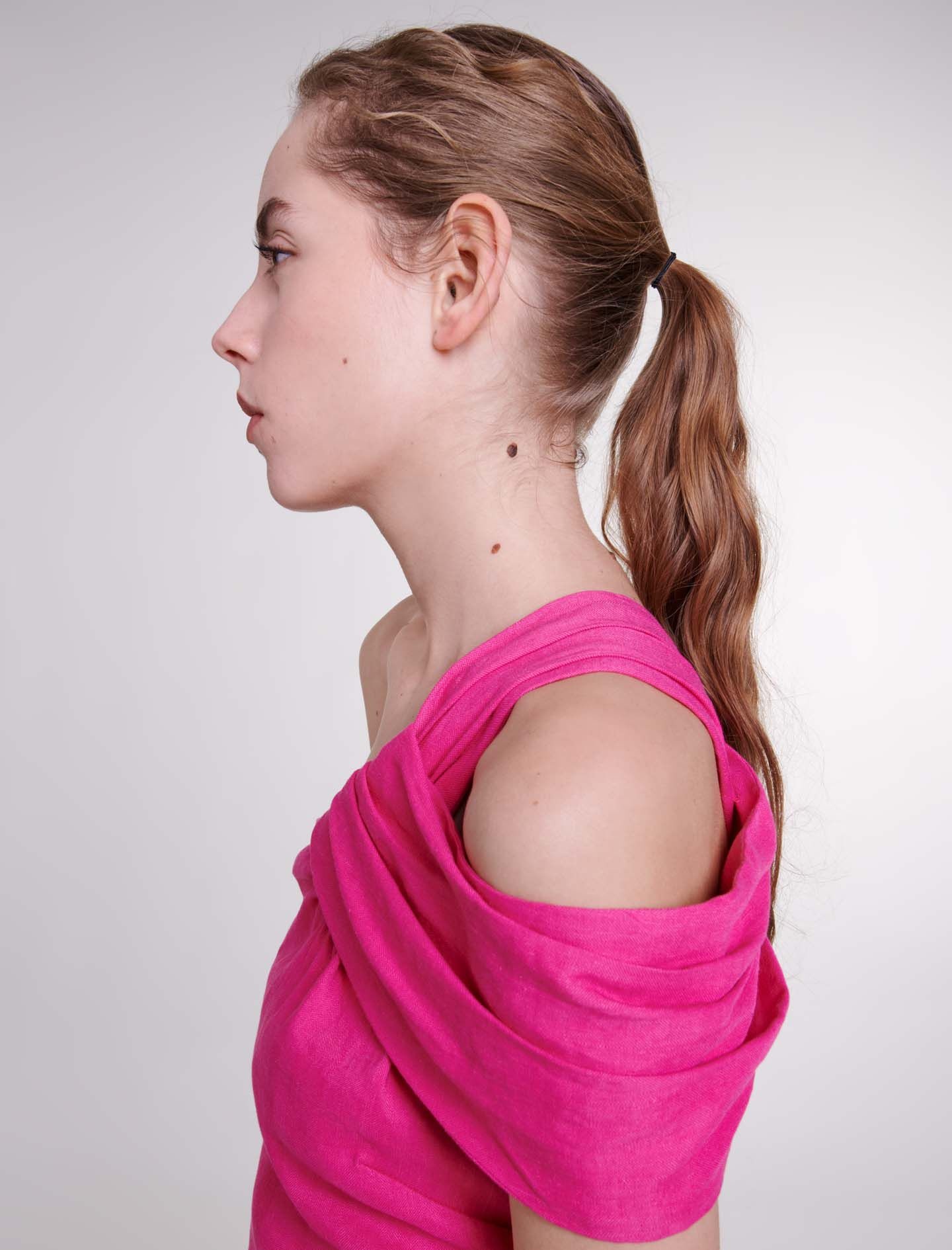 Asymmetrical linen dress - 7