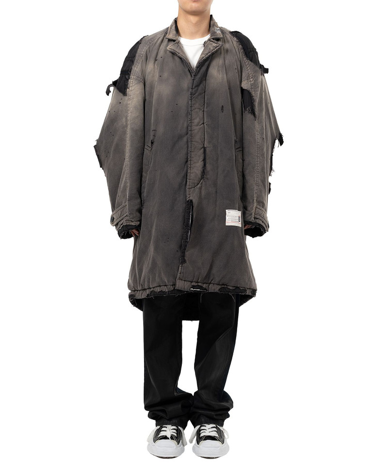 Distressed Balmacaan Coat 3