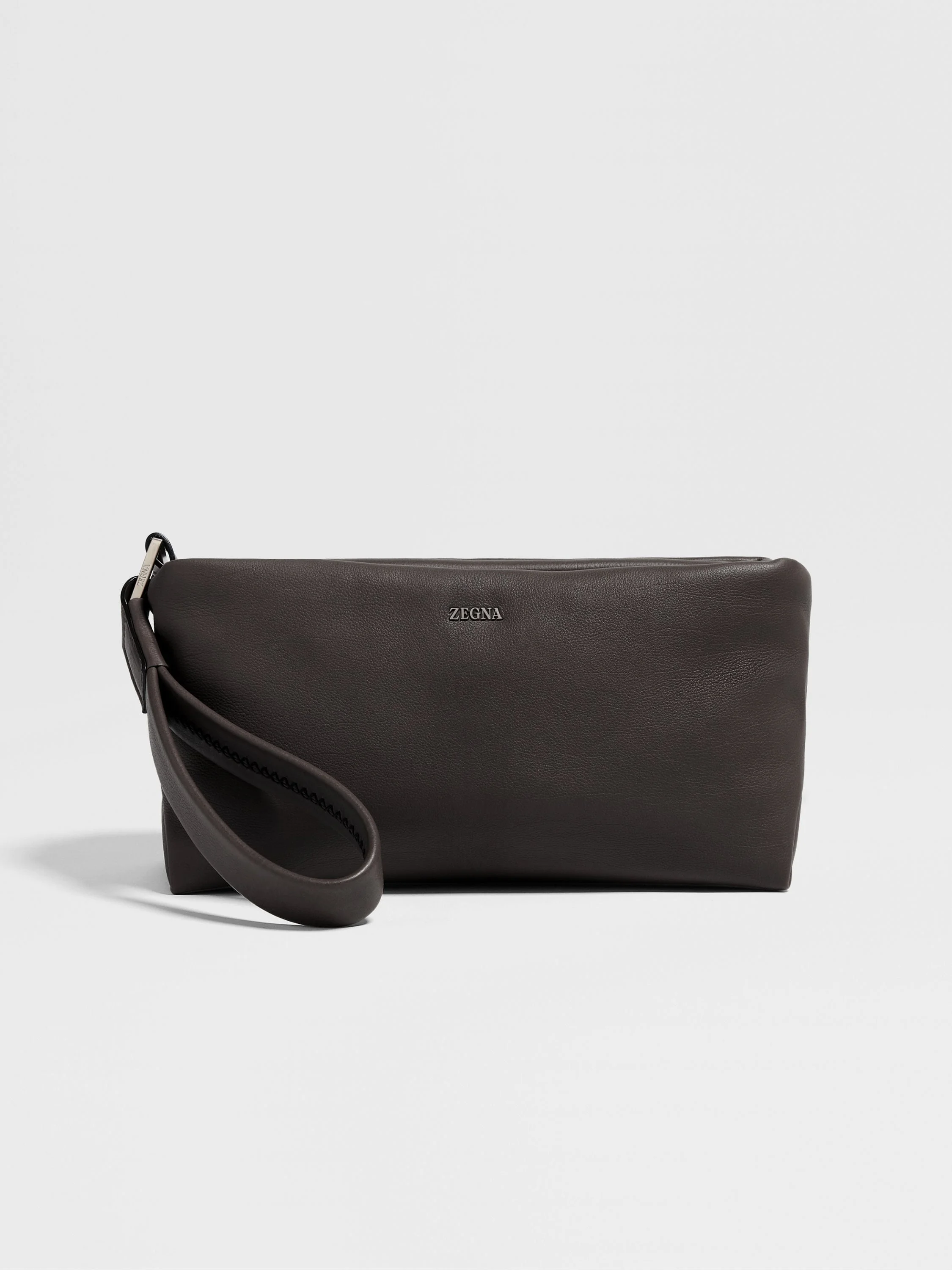 DARK BROWN SECONDSKIN POUCH - 1